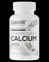 Vitamin D3 2000 + K2 100 mcg + Calcium / 90 Таблетки, 45 Дози
