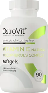 OstroVit Vitamin E Natural Tocopherols Complex Витамин E - 90 гел капсули, 90 дози