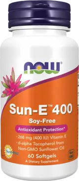 NOW Foods Vitamin Е Sun-E 400 IU Витамин E
