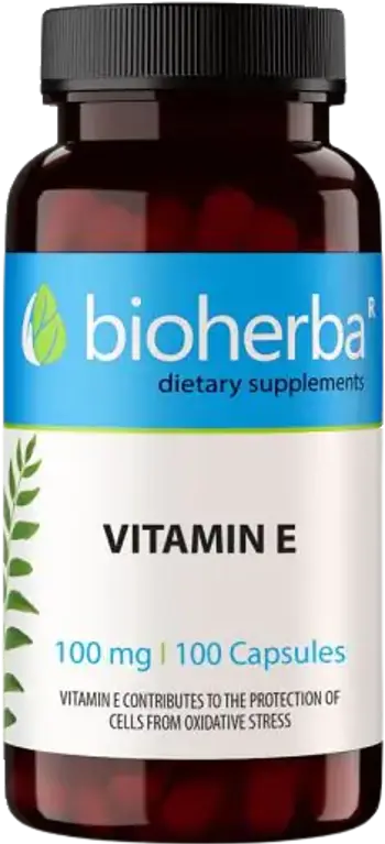 Bioherba Vitamin E 100 mg За силно сърце и имунитет