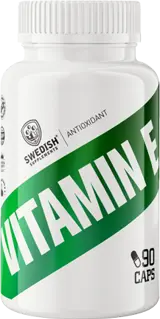 SWEDISH Supplements Vitamin E 400 IU with MCT Oil Витамин E - 60 капсули, 60 дози