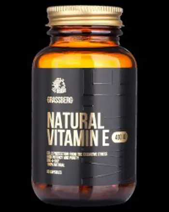 Vitamin E 400 IU Natural 60 Гел капсули, 60 Дози
