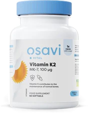 Витамин K2 MK-7 100 мкг. / Vitamin K2 MK-7 100 mcg