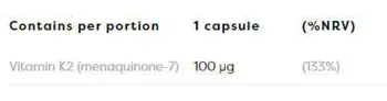 Витамин K2 MK-7 100 мкг. / Vitamin K2 MK-7 100 mcg