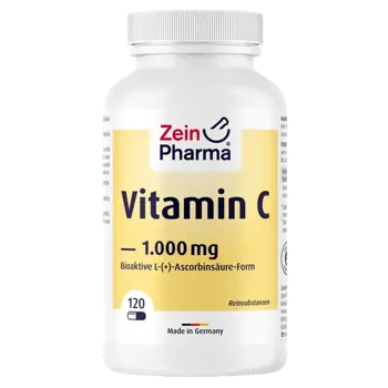 ZEINpharma Vitamin C 1000 mg Биоактивна L-Аскорбинова Киселина х 120 капсули
