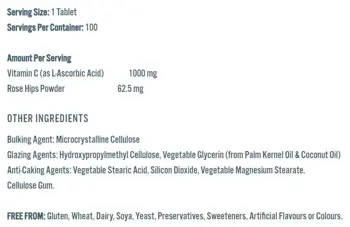Витамин - С -1000мг с розов екстракт/ Vitamin-C 1000 mg | with Rose Hips