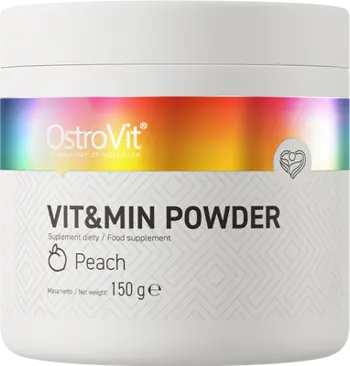 OstroVit Vit&Min Powder Multivitamin and Mineral Formula Мултивитамини и Минерали Комплекс на Прах - 150 грама, 30 дози