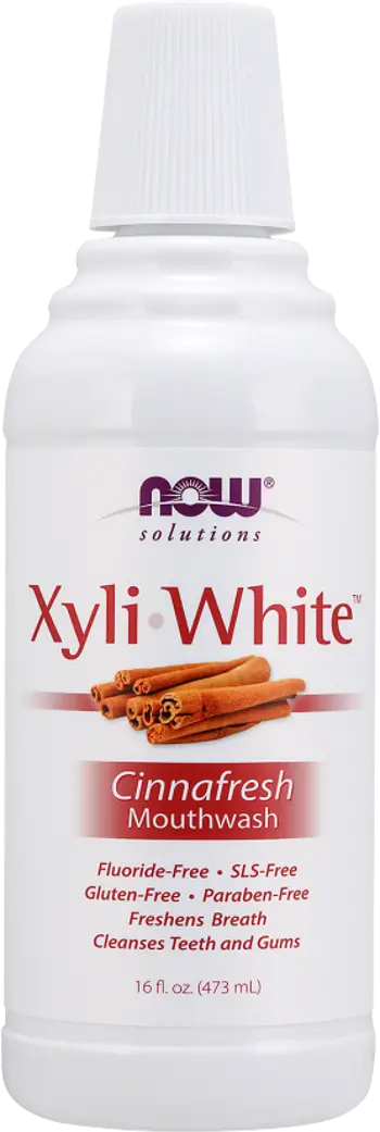 NOW Foods Вода против плака XyliWhite Вода за Уста с Ксилитол - 473 мл