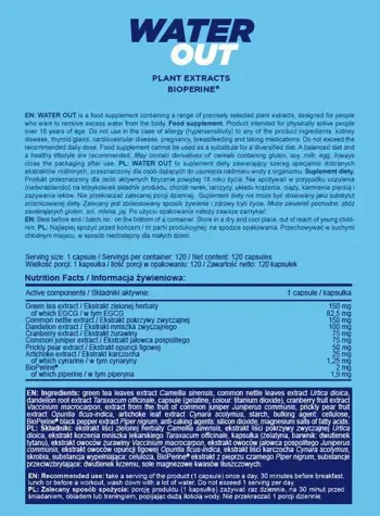 AllNutrition Water Out Plant Extract Based Diuretic