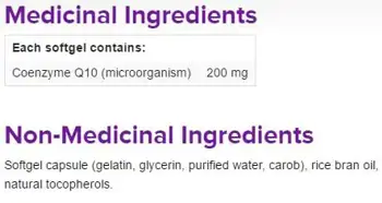 Webber Naturals Coenzyme Q10 200 мг Коензим Q10 - 60 гел капсули, 60 дози