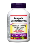 Webber Naturals Complete Digestive Enzymes Храносмилателни Ензими - 150 капсули, 150 дози