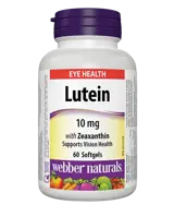 Webber Naturals Lutein with Zeaxanthin 10 мг Добро Зрение Лутеин и Зеаксантин - 60 софтгел капсули, 60 дози