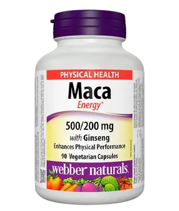 Webber Naturals Maca Energy with Ginseng Мака и Корейски Женшен