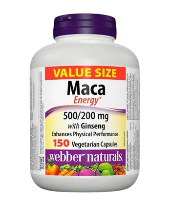 Webber Naturals Maca Energy with Ginseng Мака и Корейски Женшен
