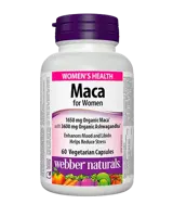 Webber Naturals Maca for Women Мака за Жени Хормонален Баланс, Тонус, Либидо - 60 капсули, 60 дози