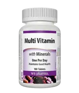 Webber Naturals Multi Vitamin with Minerals Мултивитамини + Минерали - 100 таблетки, 100 дози