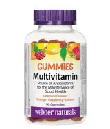 Webber Naturals Multivitamin Gummies Мултивитамини - 90 желирани таблетки, 90 дози