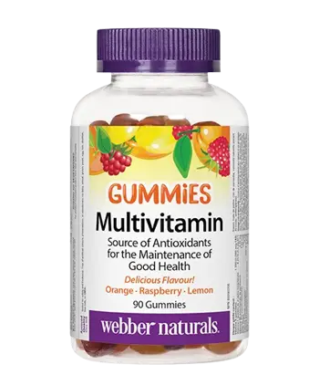 Webber Naturals Multivitamin Gummies Мултивитамини - 90 желирани таблетки, 90 дози