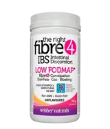 Webber Naturals The Right Fibre 4® IBS Диетични Разтворими Фибри The Right Fibre 4 IBS Intestinal Discomfort - 150 грама прах, 30 дози