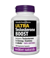 Webber Naturals Ultra Testosterone Boost Ултра Тестостерон Бууст - 100 веге капсули, 100 дози