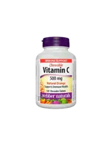 Webber Naturals Vitamin C 500 мг Chewable Витамин С Дъвчащи Таблетки