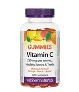 Webber Naturals Vitamin C Gummies 125 мг Витамин С Желирани Таблетки - 120 желирани таблетки, 120 дози