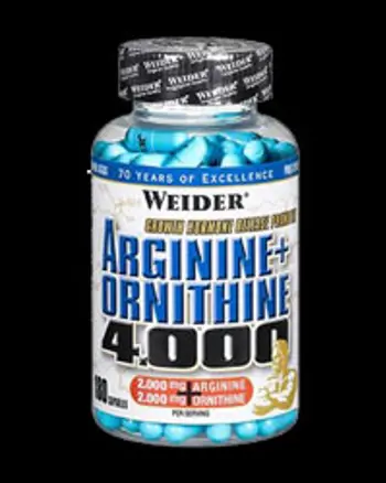 WEIDER Arginine + Ornithine 4000 180 капсули