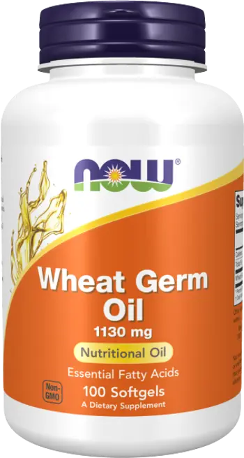 NOW Foods Wheat Germ Oil 1130 мг Пшеница - 100 гел капсули, 50 дози