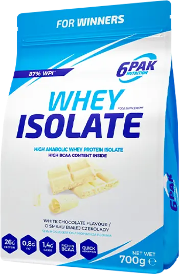 6PAK Nutrition Whey Isolate Суроватъчен Протеин Изолат - 700 грама, 23 дози