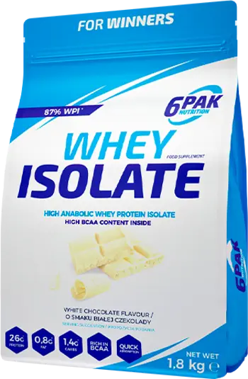 6PAK Nutrition Whey Isolate Суроватъчен Протеин Изолат - 1800 грама, 60 дози