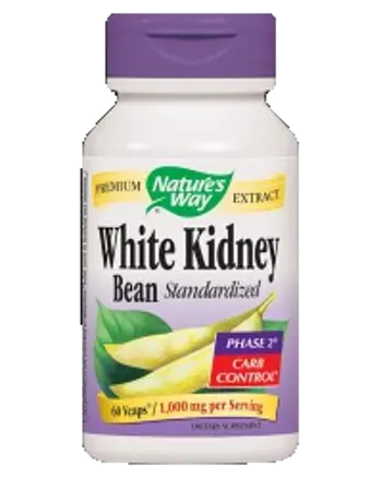 Nature's Way White Kidney Bean Стандартизиран екстракт за контрол на въглехидратите х 60 капсули