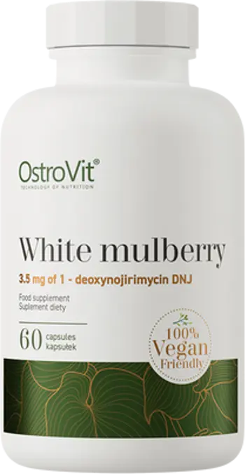 OstroVit White Mulberry / Vege Екстракт от бяла черница за контрол на кръвната захар х 60 капсули