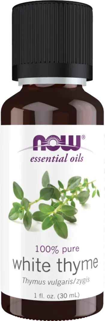 NOW Foods White Thyme Oil 100% Thymus Vulgaris / Zygis Етерично Масло от Мащерка - 30 мл