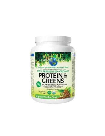 Whole earth and sea® Органик Ферментирали Храни и Медицински Гъби Whole Earth and Sea® Източник на Протеин и Антиоксиданти - 656 грама прах, 20 дози