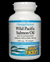 Wild Pacific Salmon Oil 90 Гел капсули, 90 Дози
