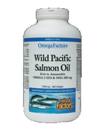 Natural Factors Wild Pacific Salmon Oil Масло от дива тихоокеанска сьомга
