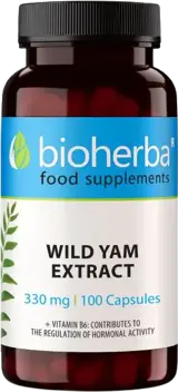Bioherba Wild Yam Extract 330 mg Див Ям за хормонален баланс