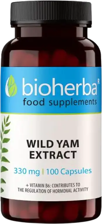 Bioherba Wild Yam Extract 330 mg Див Ям за хормонален баланс