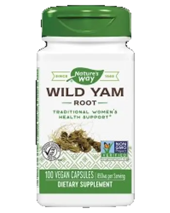 Nature's Way Wild Yam Root 425 mg За подкрепа на женското здраве х 100 капсули