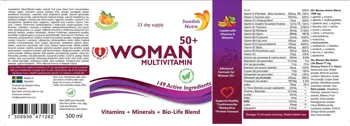 Swedish Nutra Woman Multivitamin 50+ Мултивитамини за жени над 50 години