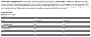 FA Nutrition WOW ! Protein Oatmeal 20% Protein - No Sugar Added Високо Протеинова Овесена Каша - 1000 грама, 50 дози