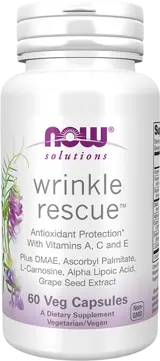 NOW Foods Wrinkle Rescue™ Специализирана Формула в Подкрепа на Кожата - 60 веге капсули, 30 дози