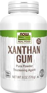 NOW Foods Xanthan Gum Vegan-Friendly Thickening Agent Kсантанова Гума - 170 грама, 213 дози