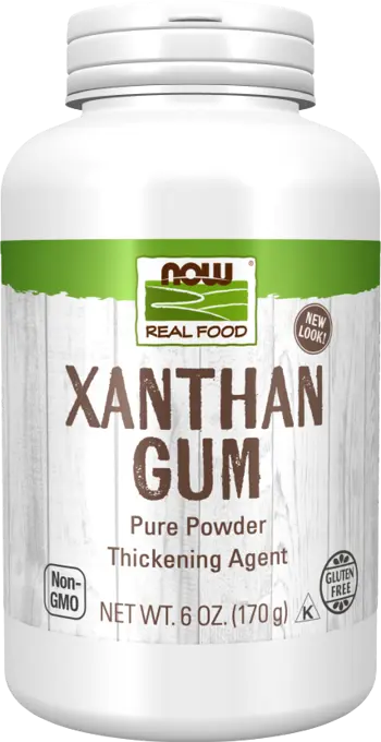 NOW Foods Xanthan Gum Vegan-Friendly Thickening Agent Kсантанова Гума - 170 грама, 213 дози