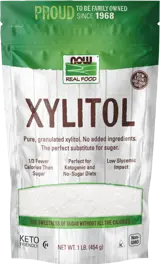 NOW Foods Xylitol Powder 100% Pure Ксилитол на Прах - 454 грама