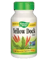 Nature's Way Yellow Dock Root 500 mg Корен от къдрав лапад х 100 капсули