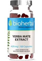Bioherba Yerba Mate Extract 420 mg Екстракт от Йерба Мате х 100 капсули