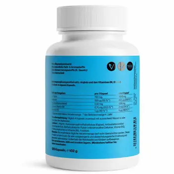 ZeinPharma Vascorin + Arginine За Кръвоносните съдове х 120 капсули