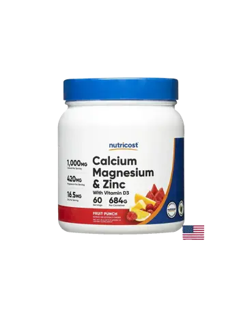 Nutricost Calcium Magnesium & Zinc With Vitamin D3 Здрави кости и зъби