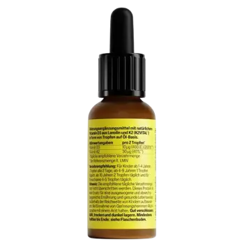 ZEINpharma Витамини Д3 200 IU + К2 15 μg Капки – За здрави кости и имунитет 20 мл